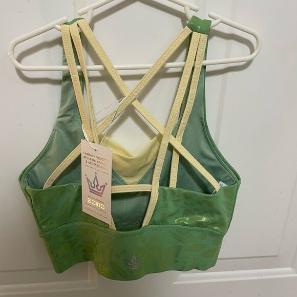 Crowned Athletics Lily Pad Princess Sports Bra XS - Picture 3 of 8